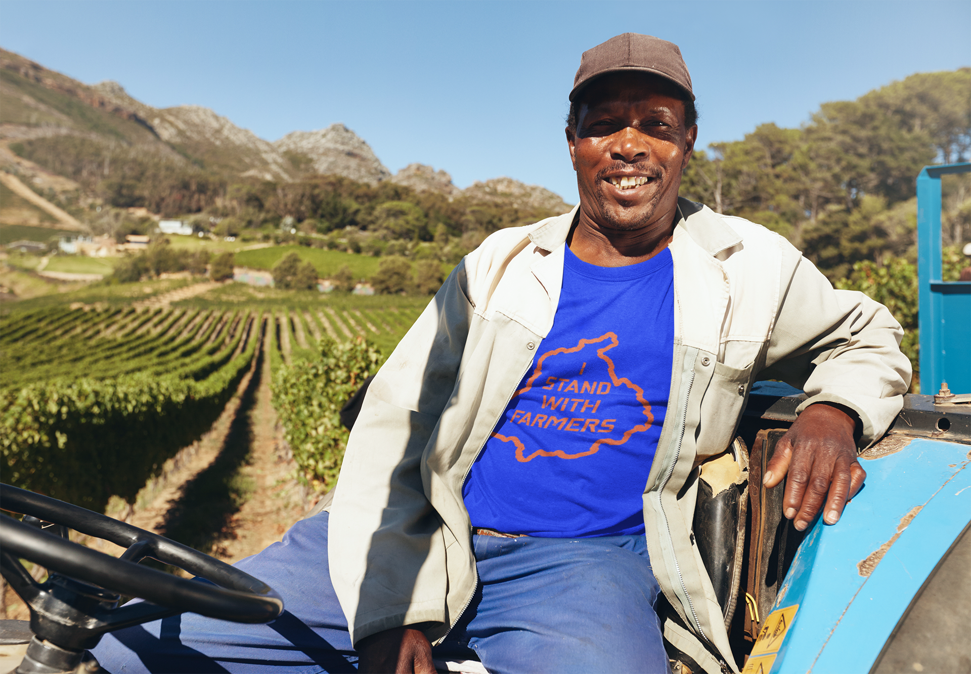 PindLife I Stand With Farmers T-Shirt, Kisaan Support Tee design, alternate view