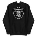 PindLife Nation Hoodie in black, front view, Punjabi Diaspora Sweatshirt