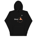 PindLife Doaba Hoodie (Punjabi Script) in black, front view, Punjab Region