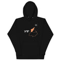 PindLife Majha Hoodie (Punjabi Script) in black, front view, Punjab Region