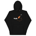 PindLife Majha Hoodie (English) in black, front view, Punjab Region