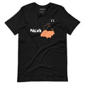 PindLife Malwa T-Shirt in black, front view, Punjab Region