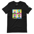 PindLife Sidhu Moosewala Graphics T-Shirt in black heather, front view, Punjabi Tribute Tee