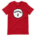 PindLife Sharabi #2 T-Shirt in red, front view, Funny Punjabi Tee