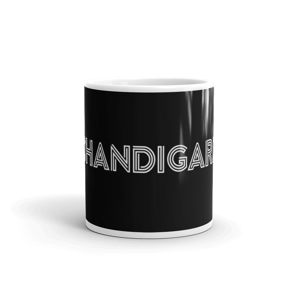 PindLife Chandigarh Mug, front view, Punjabi Pride, City Beautiful